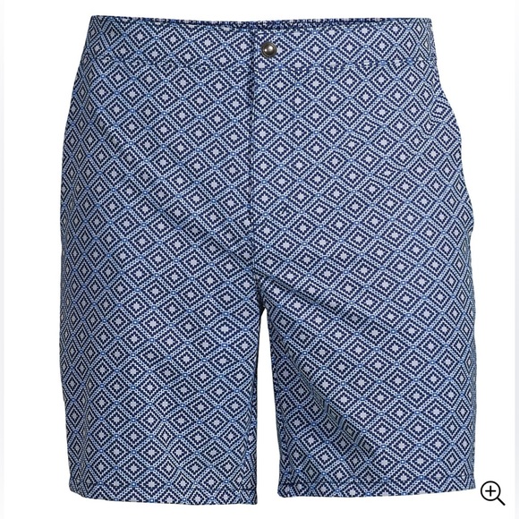 Lands End Men's Lined 7" Hybrid Swim Shorts - Picture 4 of 6